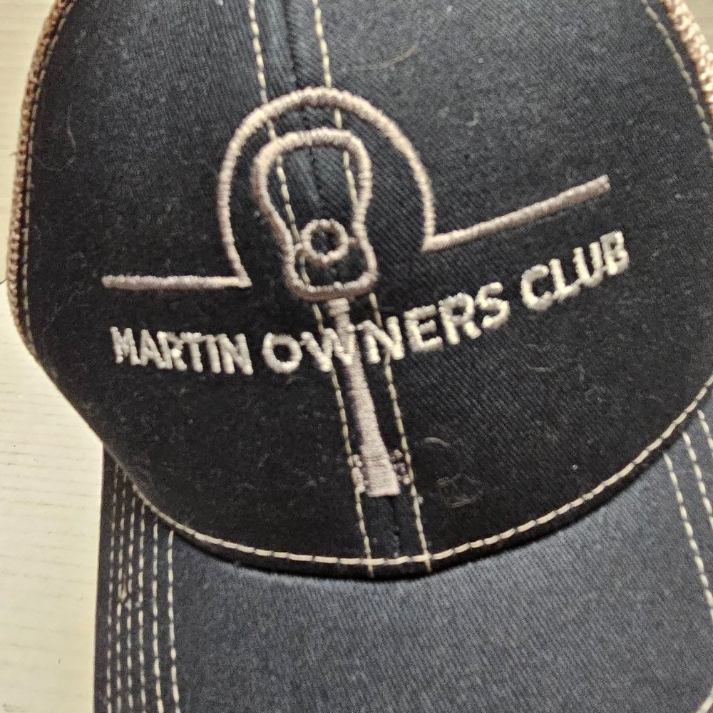 Martin Owners Club Embroidered Guitar Exclusive Cap America Mesh Hat